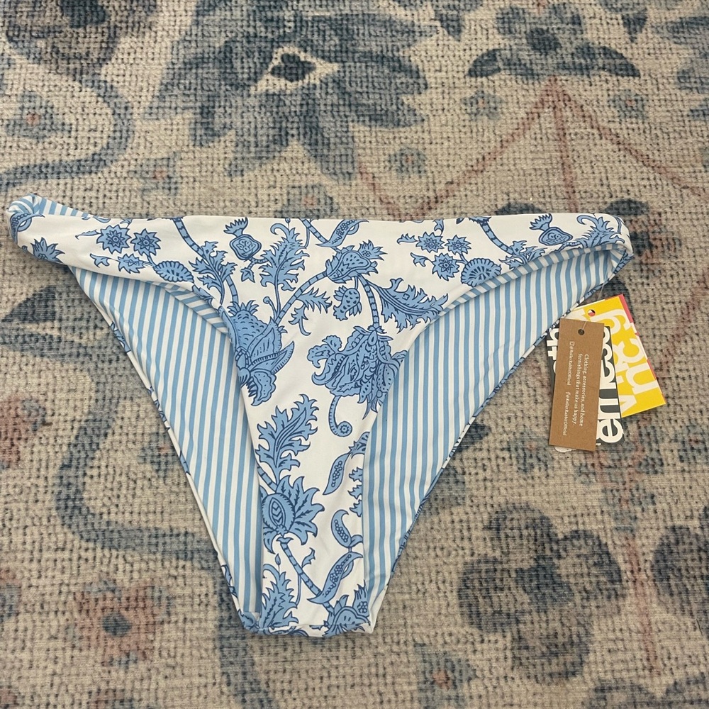 Roller Rabbit Reversible Bikini Bottoms M